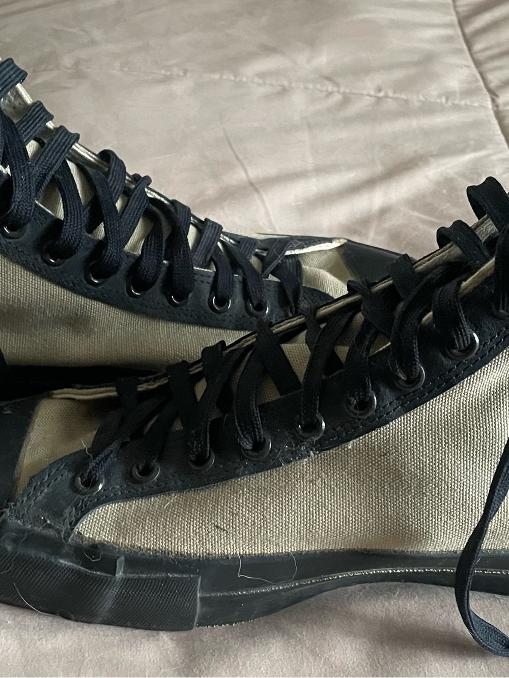 Converse High-Top Sneakers - Black and Tan